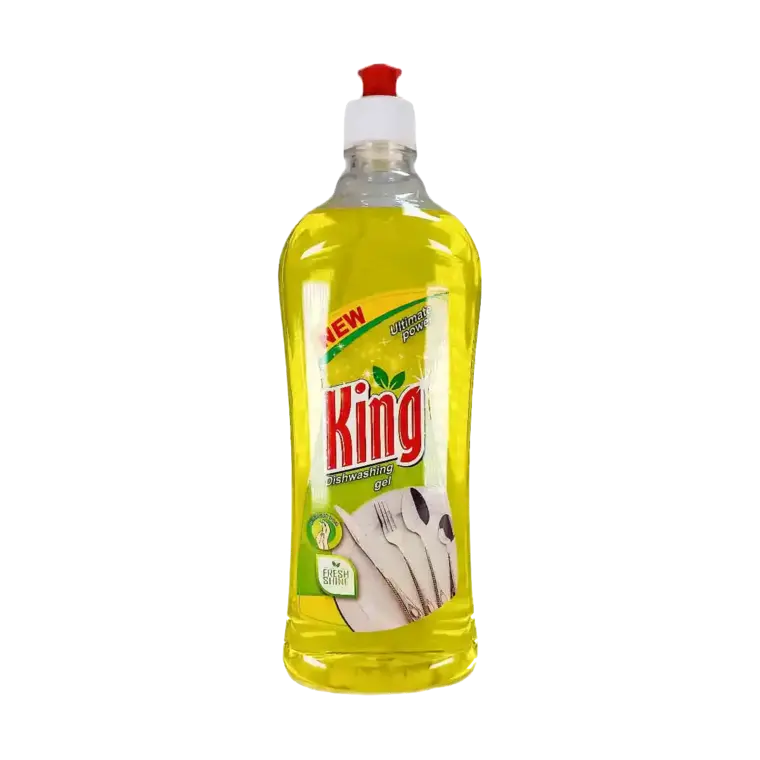 KING Dishwashing Gel – лимон